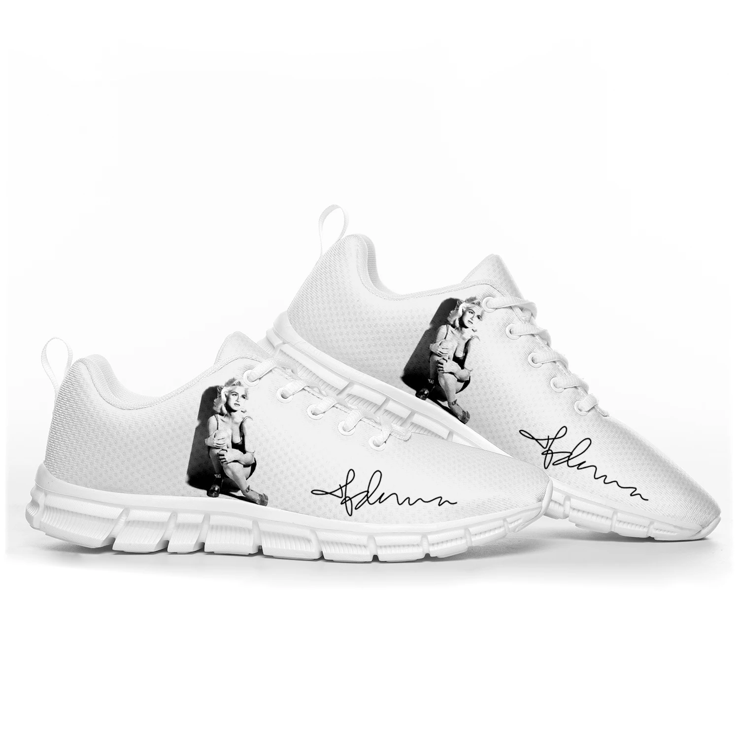 

Модная спортивная обувь для пар Madonna pop рок певец диско Мужские Женские подростковые Детские кроссовки под заказ Высокое качество