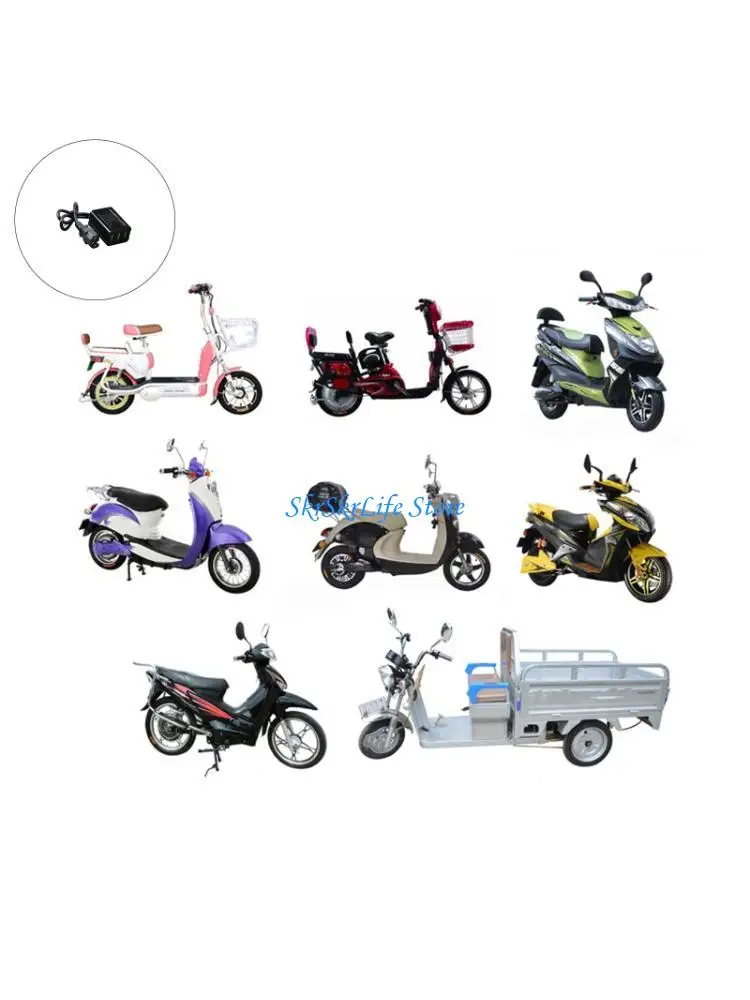 

E65E 3 Port USB Charging Adapter For Electric Bike Motorcycle With Intelligent Chip Protective 12V To 90V Phone Accessories