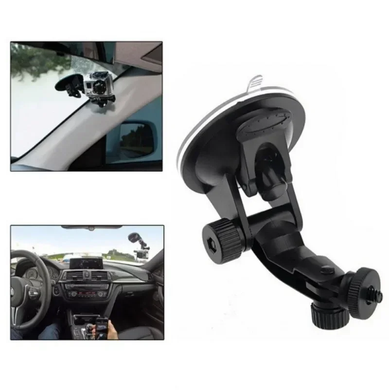 

Glass Suction cup action camera sport Cam Tripod Mount for car record holder stand Bracket for gopro hero8 7 6 5 yi2 accessories