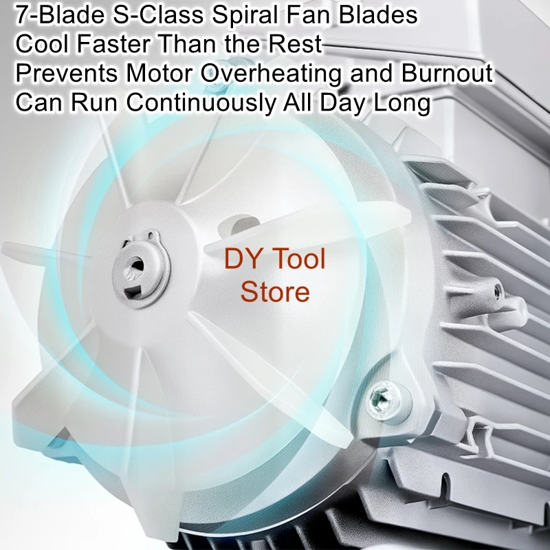 High-pressure vortex air pump oxygenation Roots turbine 220V high-power strong adsorption vacuum blower drying