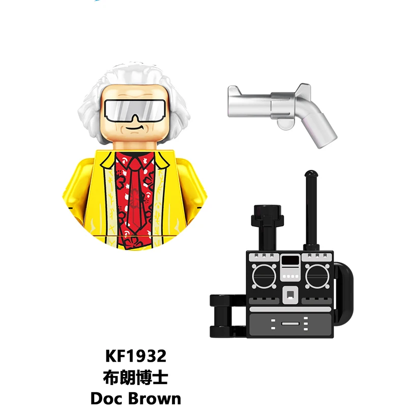 Retour vers le futur briques cadeau Hazbin hôtel pour Halloween figurines de noël blocs de construction Mini figurines d'action pour les enfants