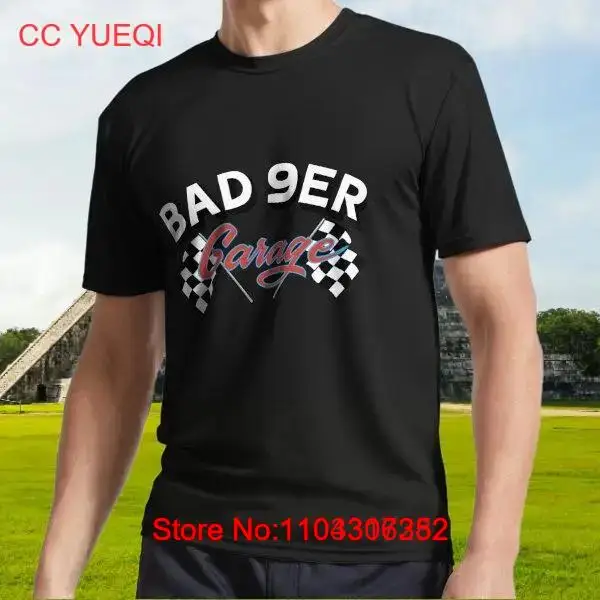 New BAD9ER GARAGE LOGO Active T-Shirt Logo T-Shirt Funny Size S to 5XL