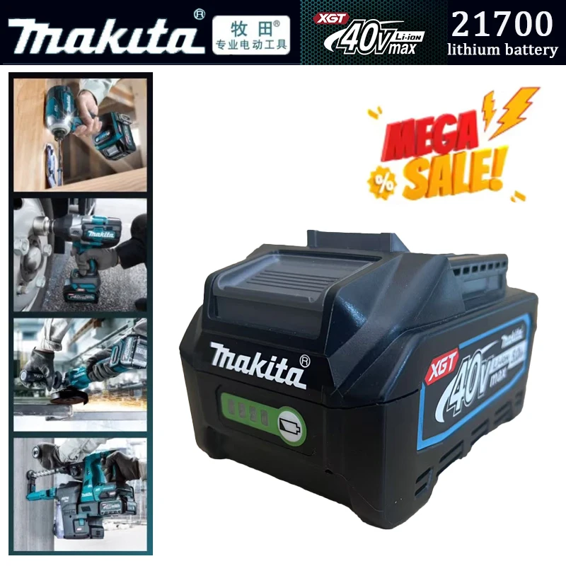 

Makita 40V MAX XGT Lithium Ion Battery 5.0AH Original Battery BL4020 BL4025 BL4040 BL4050 BL4080 for makita 40v battery