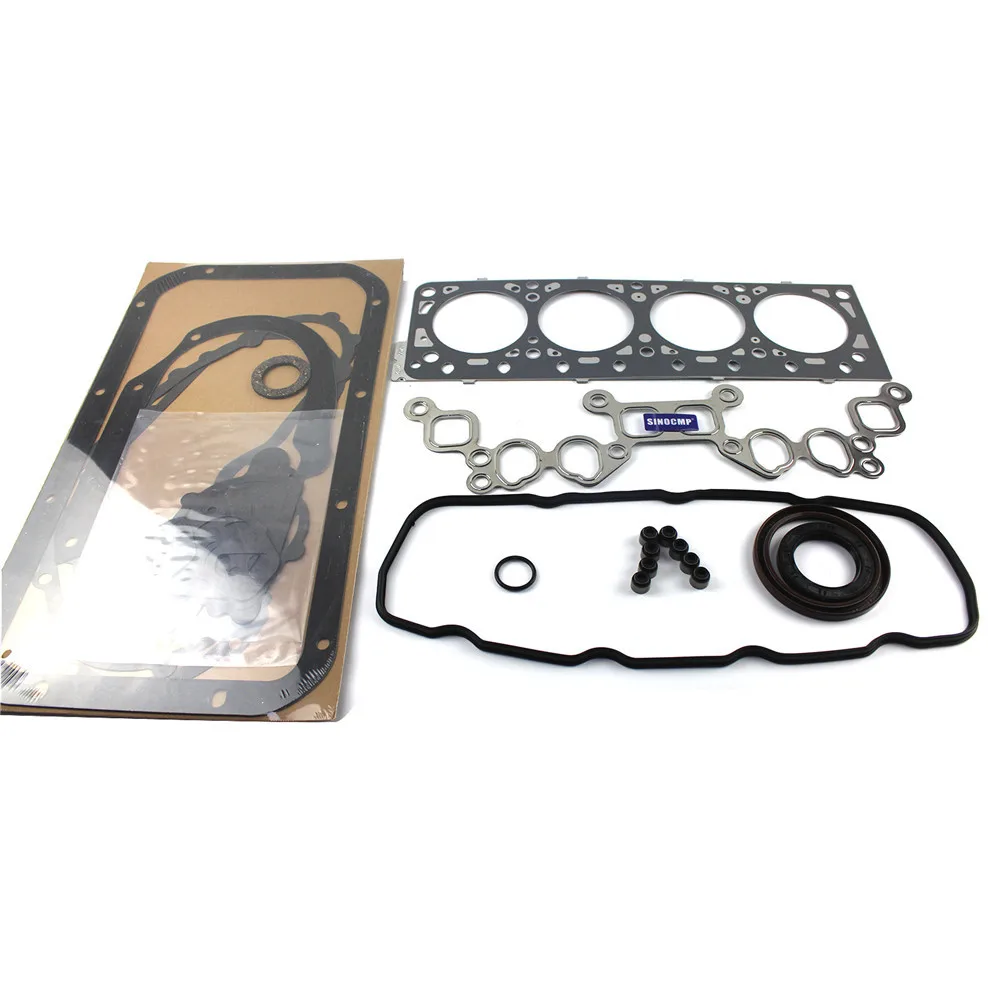 Pop K21 K25 Engine Full Set Gasket Fits For Nissan LPG TCM CAT Forklift 10101 N-11044-FU400（FY52K）N-91H20-00360 N-11044-FU460