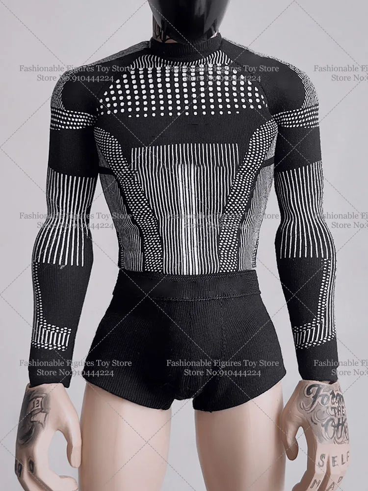 1/6 Herrenhöschen Slim Boxer Slim Unterhose Stretch Shorts Unterwäsche Zubehör für 12 Zoll männlicher Soldat Actionfigur Körper