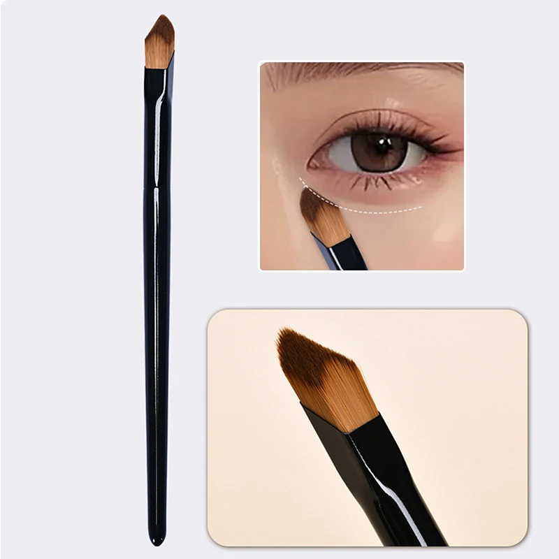 Angled Highlighter Brush Face Contour Foundation Concealer Brush Slope Shape Synthetic Hair Foundation Fingertip Makeup Brush