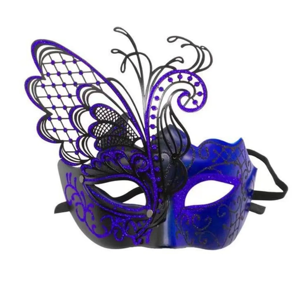 Creative Retro Half Face Mask Beautiful Novelty Glitter Mask Crystal Colorful Masquerade Cosplay Mask The Phantom Dancer Mask
