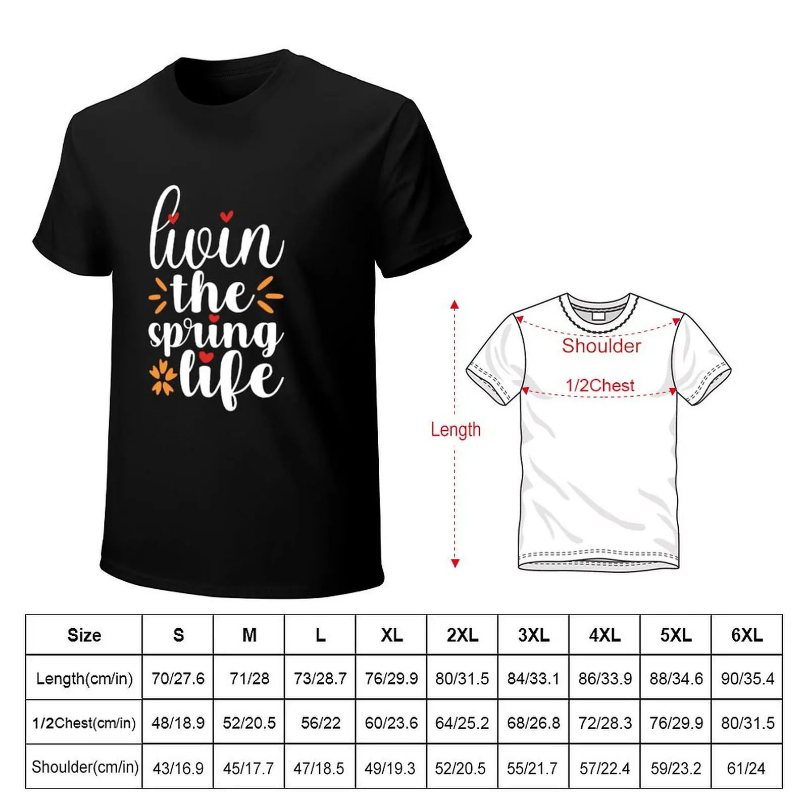 LIVIN THE SPRING LIFE spring Quotes Bundle T-Shirt summer clothes tees summer top mens graphic t-shirts pack