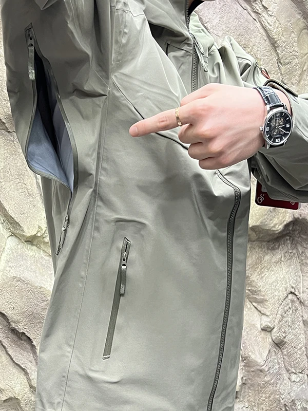 

Outdoor Men's And Women's Hard ell Jaet Windproof Waterproof Zipper Underarm Full Glue Outdoor Jaet Youth Trend Spring