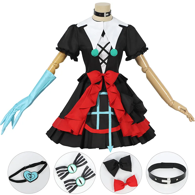 

Stella The Mute Girl In A Cos-play Costume Escapes From The Haunted Night Cosplay Costumes For The Vengeful Spirit Clown Aba