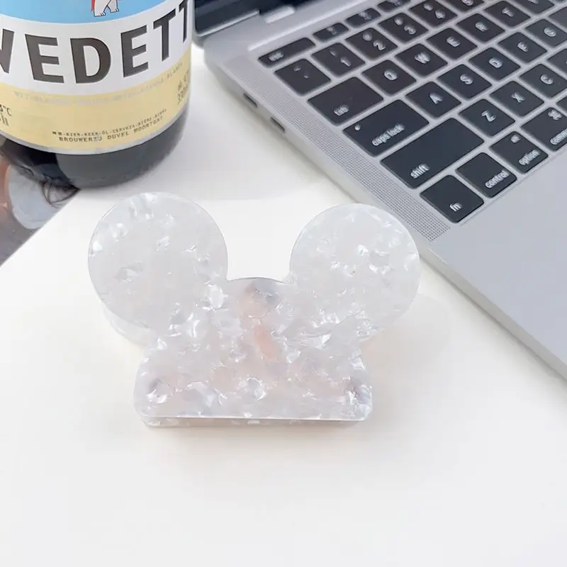1pc Acrylic cartoon Mickey hair clip, fashionable, back of head hair clip, shark clip, hair accessory