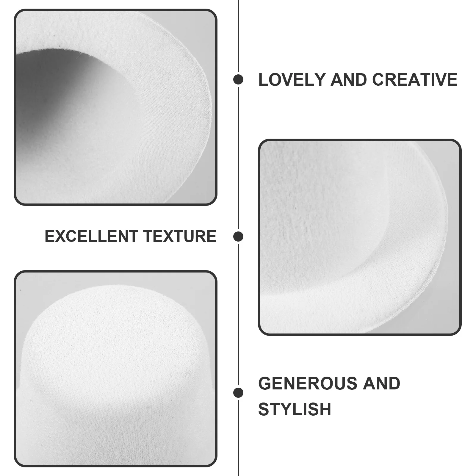 Mini Top Hat Miniature Small Hat Stable Material for Costume Accessory Lovely Mini Hats for Crafts DIY Decoration