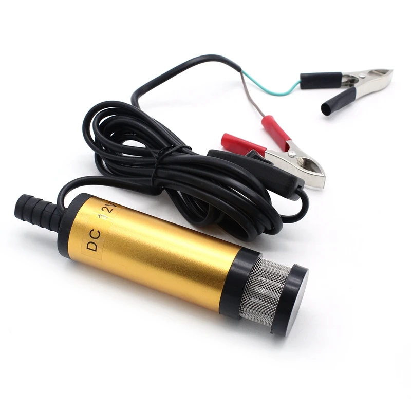 Mini Car Oil Pump Electric DC 12V For Pumping Diesel Oil Water Submersible 12L/Min Fuel Transfer Pump