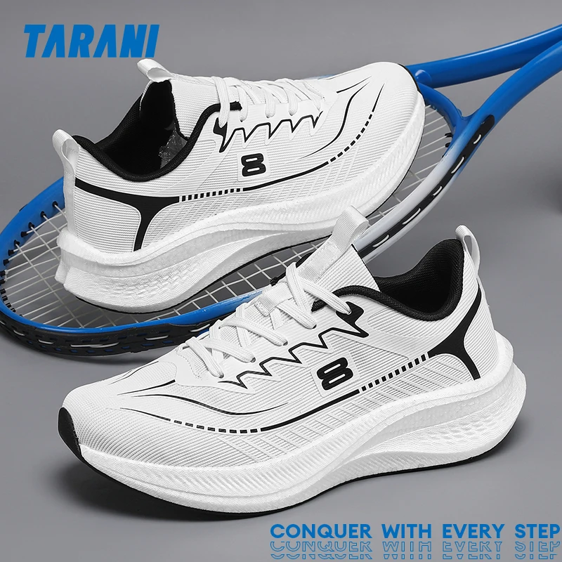 

Cushion Carbon-plated Tennis Shoes for Men and Women with Wide Toe Box Casual Sports Sneaker Breathable Running Shoes