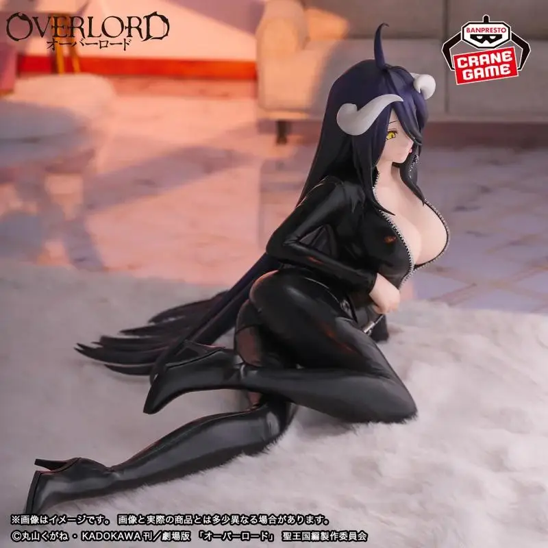 Echte Bandai Namco Banpresto Overlord Wenn Entspannen Zeit Albedo Pvc 18Cm Figur Anime Modell Desktop Ornament Spielzeug Auf Lager original