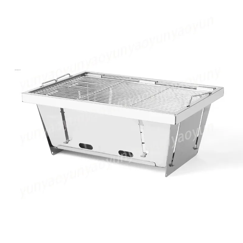 

Уличный складной гриль из нержавеющей стали 304, портативный угольный гриль, совместимый с столом IGT