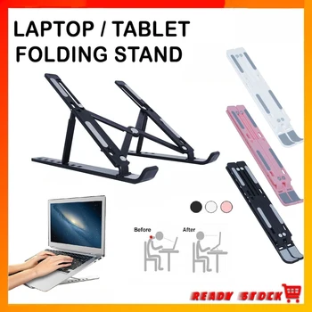 【Szybka dostawa】 Składany uchwyt na tablet Antypoślizgowy 6-poziomowy regulowany stojak na laptopa kompatybilny z Padem PC Laptop Tablet