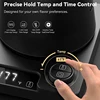 110V/220V 전기 주전자 1.0L 구즈넥 핸드 브루 커피 포트 1200W 급속 가열 온도 조절 냄비 스테인레스 스틸 라이너 4