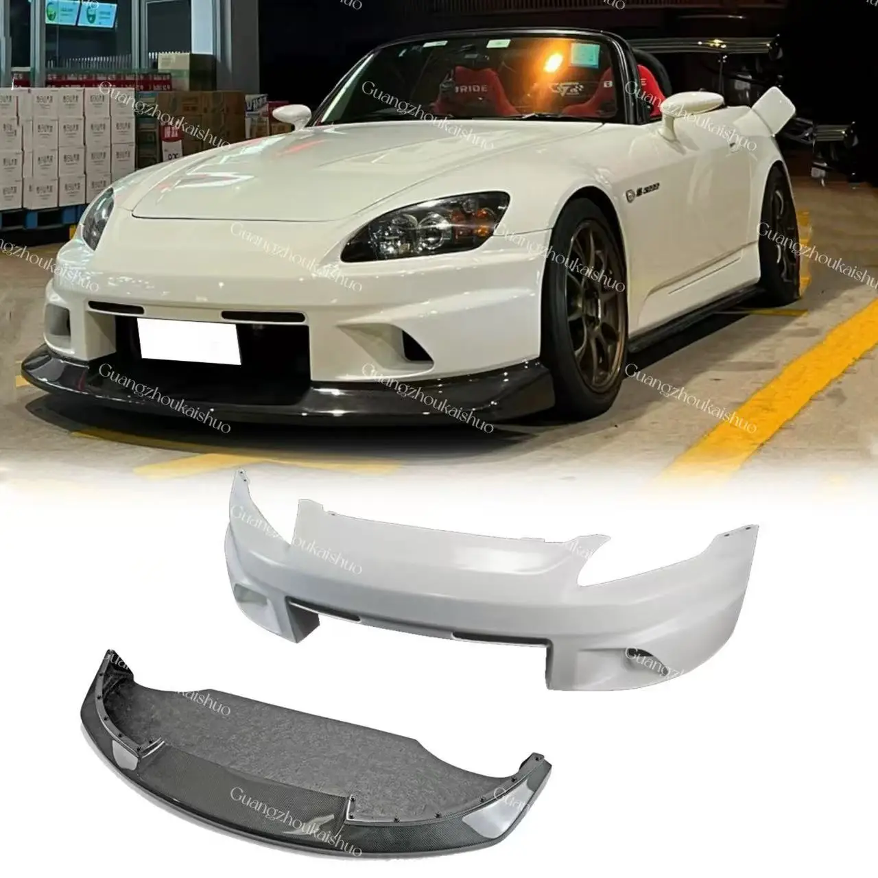 

Vor Style Half Carbon Fiber Front Bumper For hd S2000 AP1 AP2 2000-2008 Body Kit Car Bumper