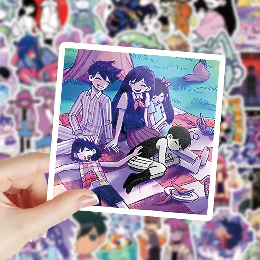 

10/30/50Pcs Game Omori Stickers Sunny Basil Cartoon Anime Decals Waterproof Graffiti Skateboard Stationery Sticker for Kids Gift