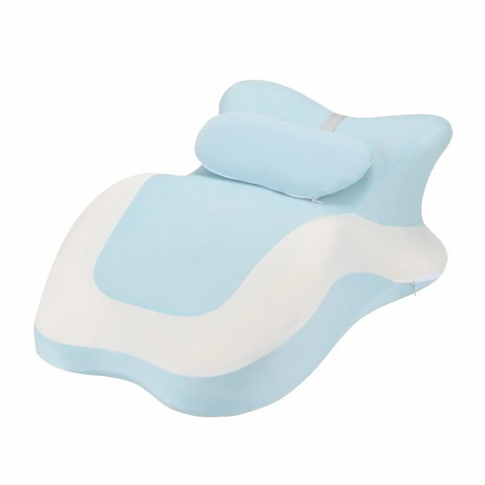 Ergonomic Lounging Pillow with Headrest Supportive Contoured Support Pillow with Cushion Orthopedic Cozy for Readers, Bed