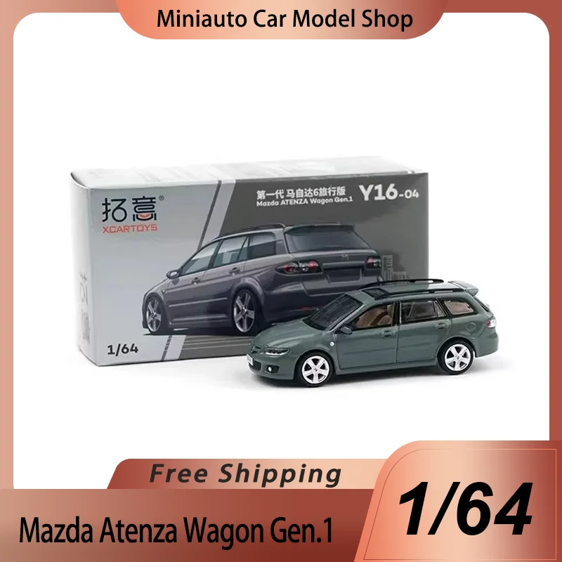 

New Presale Xcartoys Poprace 1:64 Mazda Atenza Wagon Gen.1 Alloy Miniature Diecast Model Y16-04 Mzada Wagon Car Toys Kids Gift