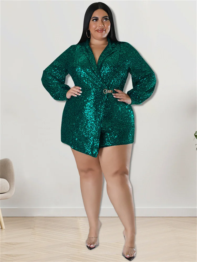 Wmstar Mulheres Plus Size Roupas Macacão Festa Sólido Pescoço V Moda One Piece Outfit Moda Bodysuit Atacado Dropshipping