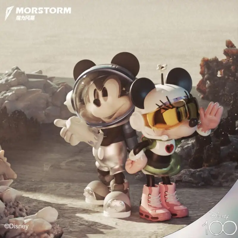 

Disney No Box Mickey Mouse Minnie Mouse Space Astronaut Series Designated Payment Handmade Desktop Decoration Toy Collection