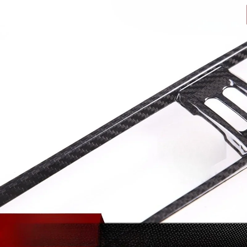

For Porsche Macan Real Dry Carbon Fiber 2014-2022 Interior Central Control Air Vent Decorative Frame Modification Accessories