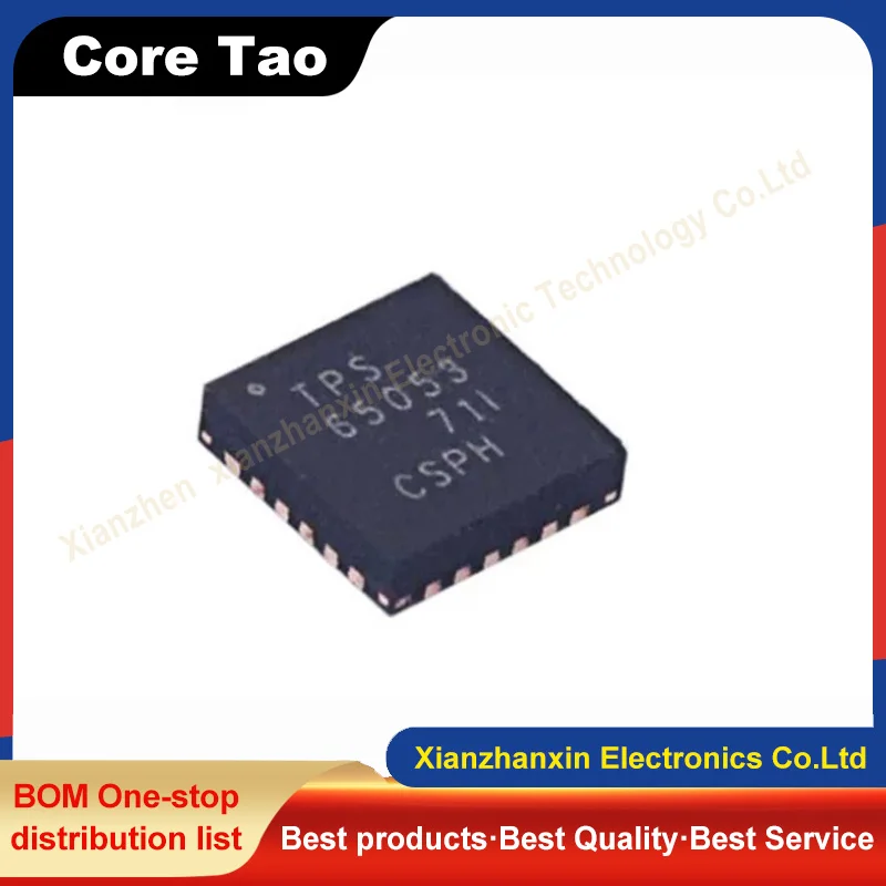 1~5PCS/LOT  TPS65053RGER TPS65053 QFN24 Microcontroller chip