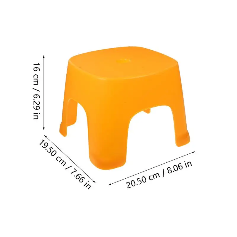 Sgabello per piedi per uso domestico Passo per WC per bambini Sgabello per gradini Design in plastica Piede per bagno in plastica Sgabello