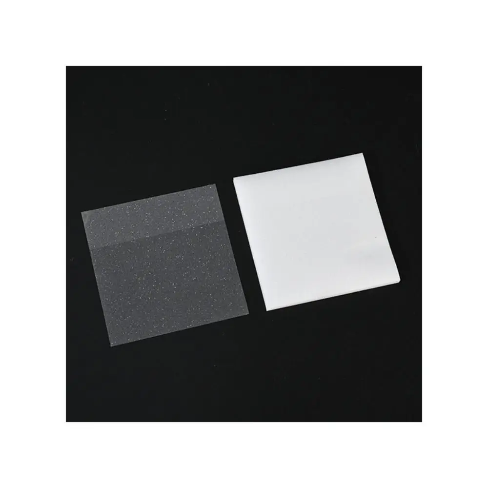 Picture 5: Portable PET Sticky Notes Pearlescent Transparent Self-Adhesive Notes Waterproof Memo Pads Students