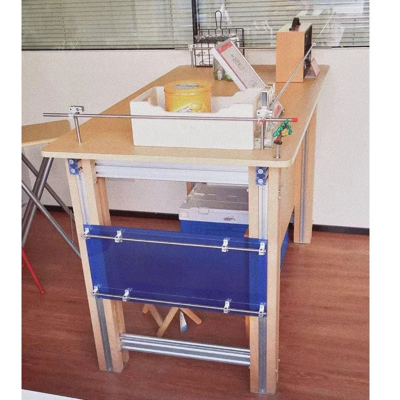 Birch ocean plate aluminum profile computer desk, simple and modern desk