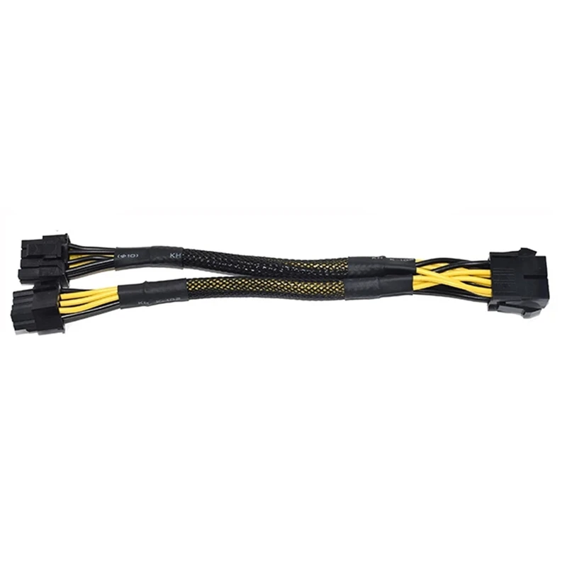 

10 шт. 8-контактный PCI Express на Dual PCIE 8 (6 + 2)Pin Кабель питания графическая карта PCI-E GPU Кабель питания разделитель 20 см