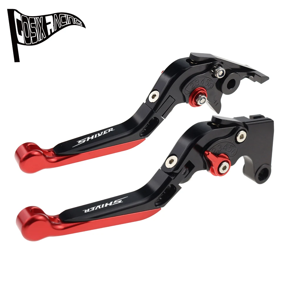 

Fit SHIVER GT 07-16 SHIVER 750 16-17 SHIVER 900 17-20 Motorcycle Folding Extendable Brake Clutch Levers Adjustable Handle Set