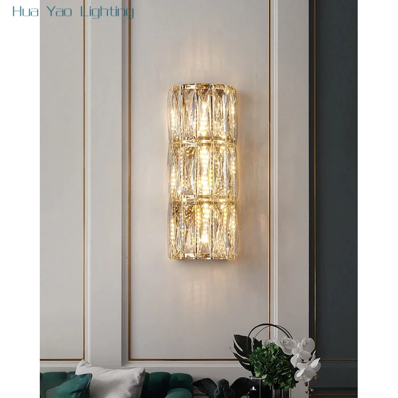 Crystal Wall Lamp F…
