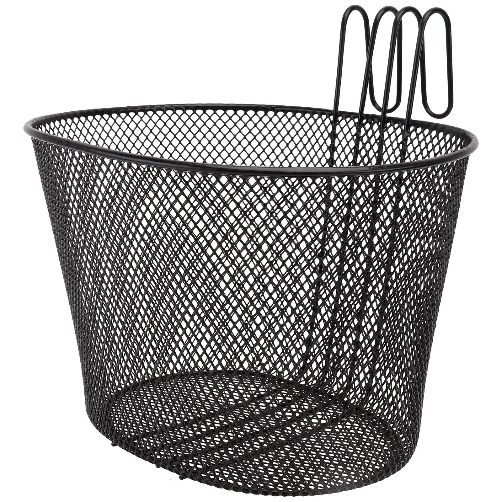 Hook Basket Durable Iron Basket Detachable Hanging Bike Basket Front Handlebar Bike Basket Random Style