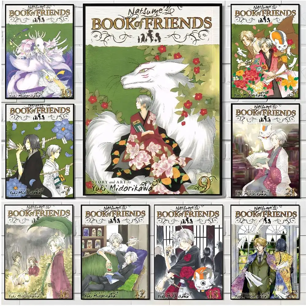 

N-Natsumes B-Book Of F-Friends Poster HD art poster for home living room bar office decoration sticky waterproof