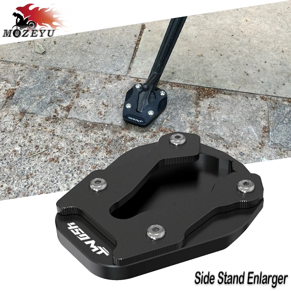 

450MT Motorcycles Accessories Kickstand Side Stand Pad Enlarger Extension Plate For CFMOTO 450 MT 450 MT450 CF450MT 2024 - 2026