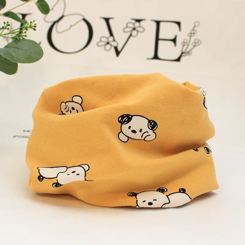 Baby Neckerchie Inter Kids Scarf Cotton Children Warmer Neck Scarf  Cute Scarf Soft Neck Collar Scarves Windproof Children scarf