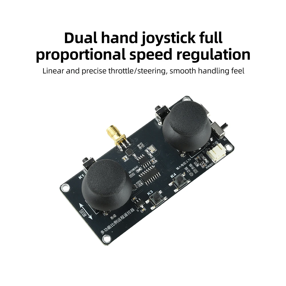 2.4G Multi Mode Remote Control Kit 300m Range for RC Car Boat DIY Controller with Dual Joystick Linear Speed Control