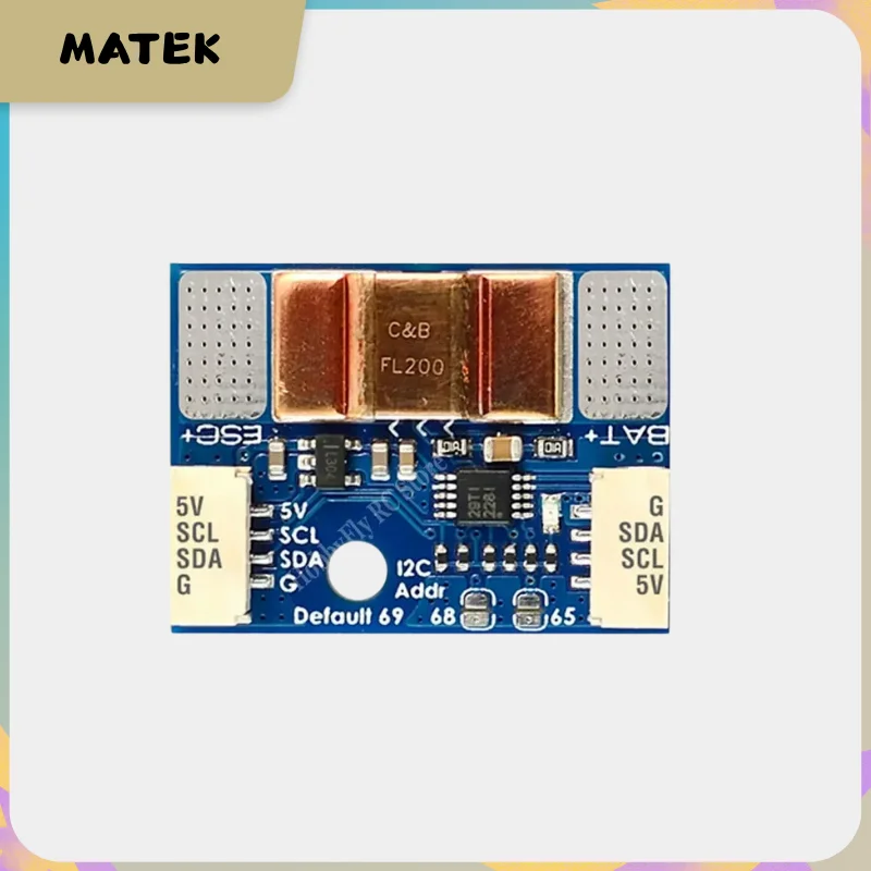 MATEK Mateksys I2C-INA-BM ULTRA-PRECISE I2C POWER MONITOR for RC FPV Drone