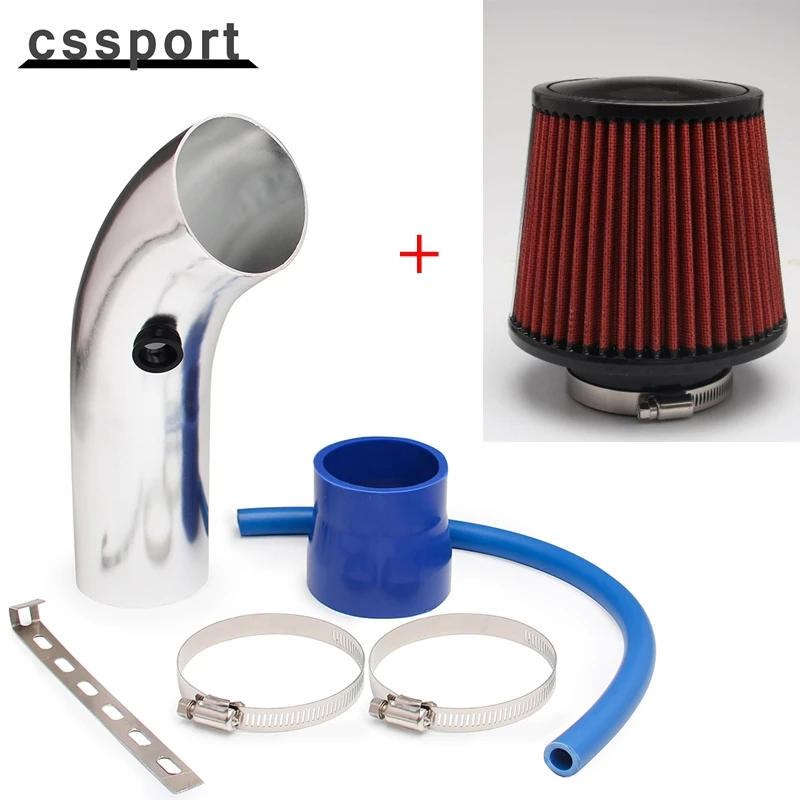 

3'' Car Cold Air Intake Filter Induction Kit Pipe Power Flow Hose System 76mm