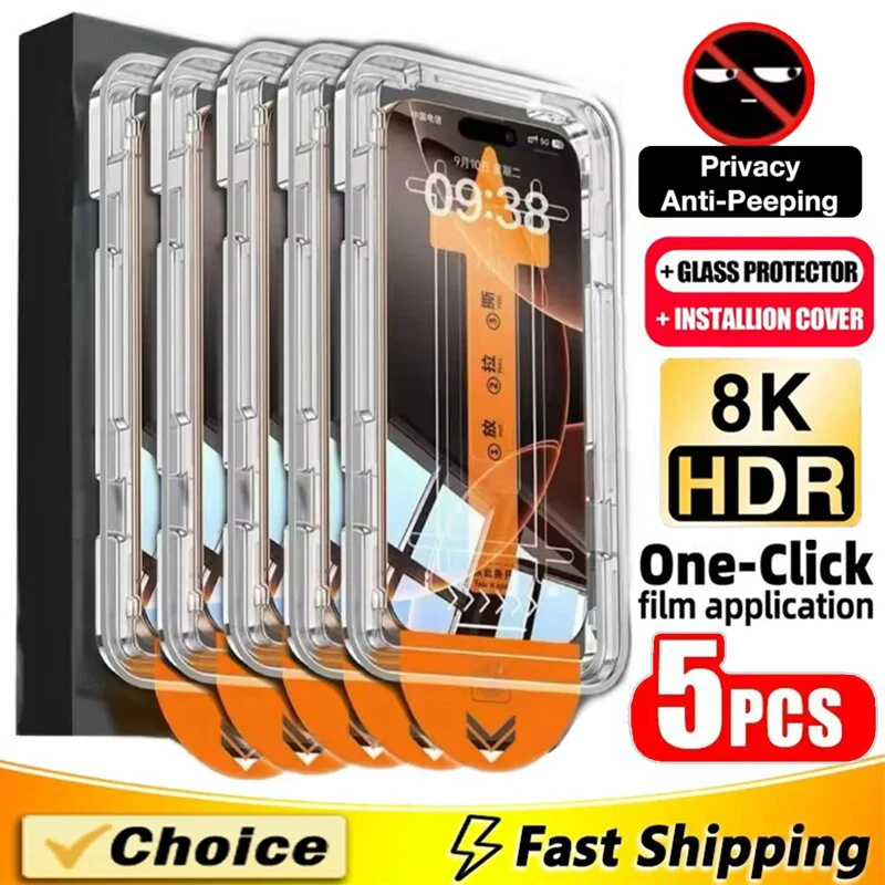 For Samsung Galaxy XCover 7 Pro Screen Protector Privacy Anti-peeping Spy Tempered Glass Film Easy Install Dust Removal Kit