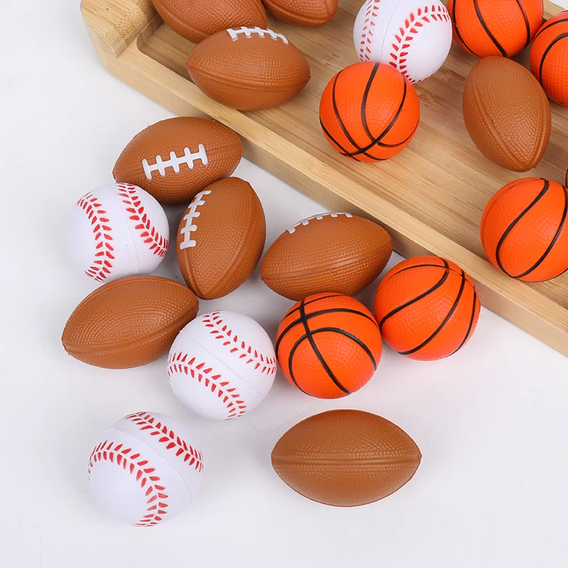 5Pcs Party Gift Pack Sports Theme Birthday Party Favors Goodie Pinata Filler Christmas Soccer Basketball Party Decorative Ball