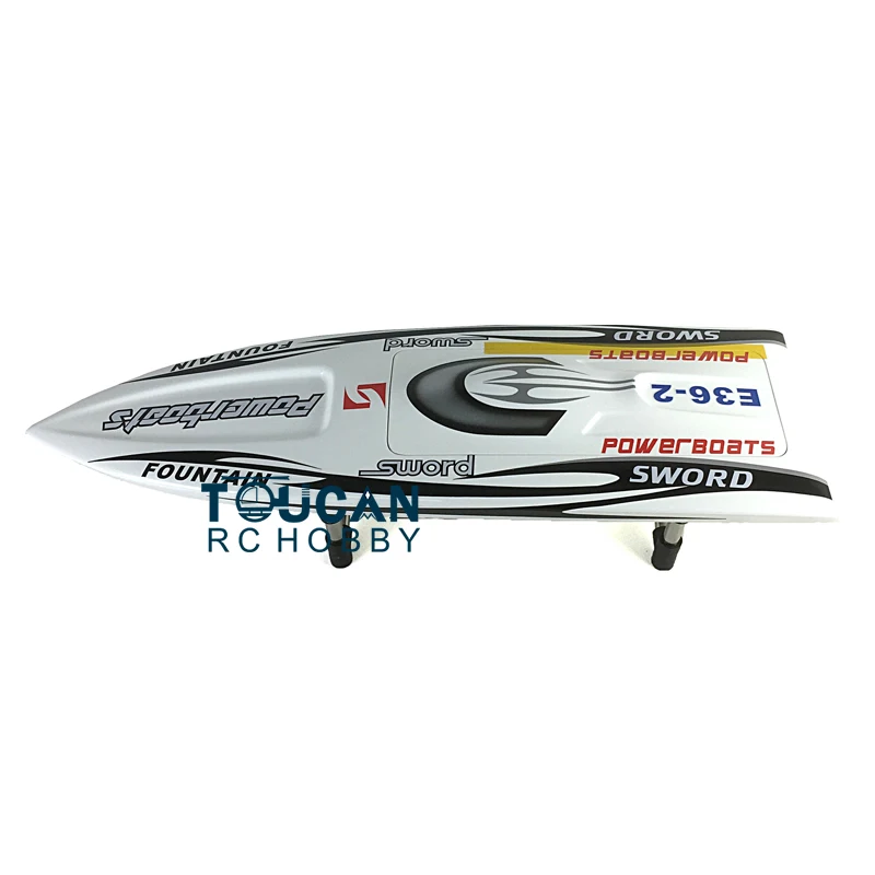 DTRC Toucanhobby E36 Prepainted White Electric Racing KIT RC Boat Hull Only for Advanced Player