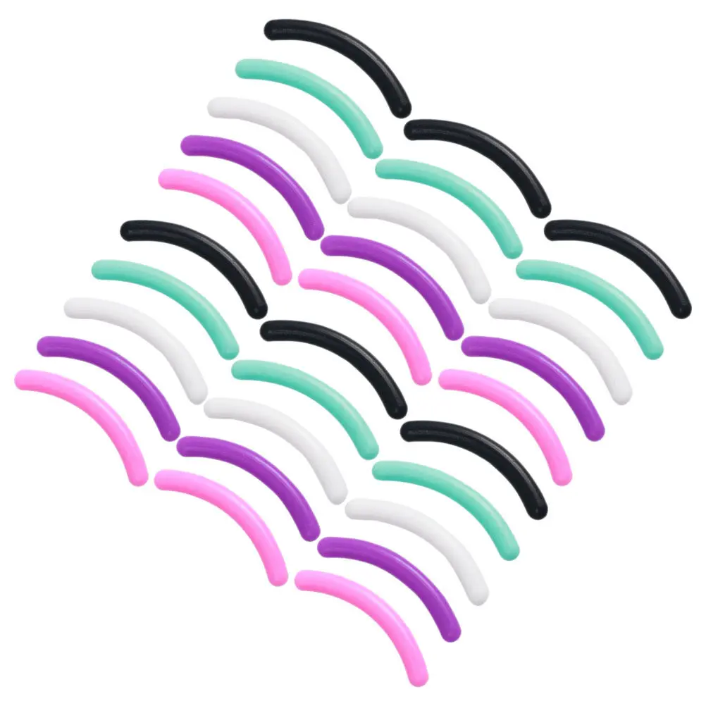 30Pcs Silicone Eyelash Curler Refill Pads Universal Fit Replacement Cushions for Eyelash Curlers Comfortable Long Term Use