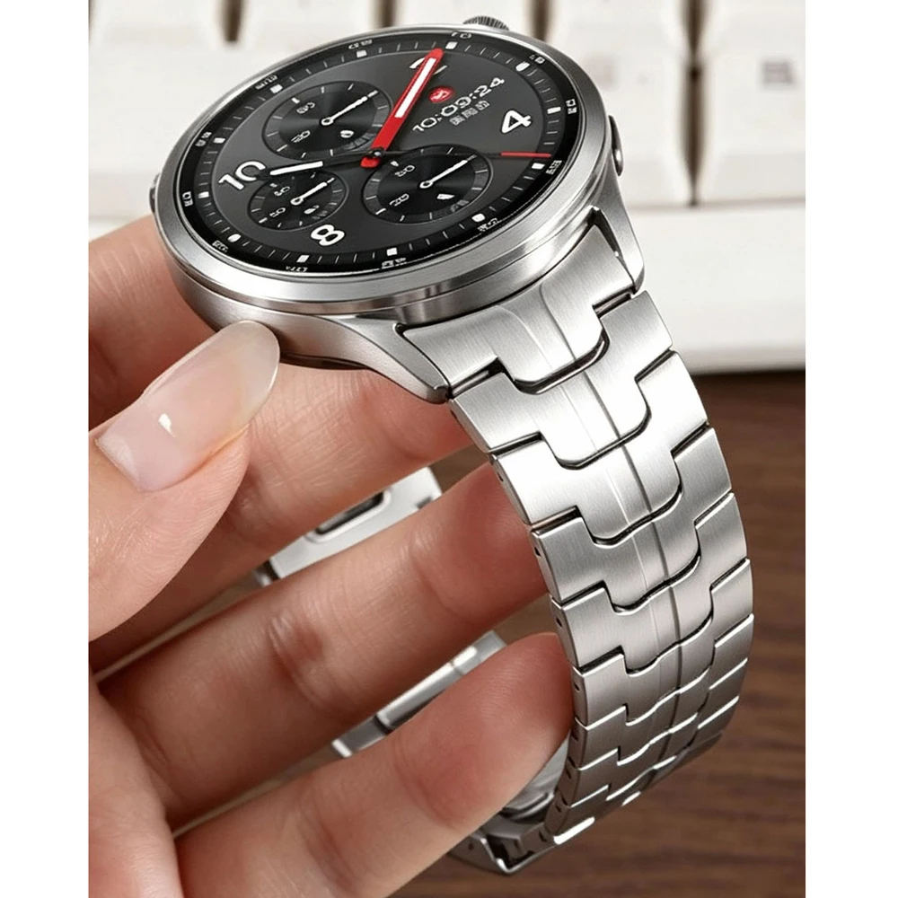 Titanium Alloy Strap  For Xiaomi Watch S5 46MM Smartwatch Band Dedicated Bracelet