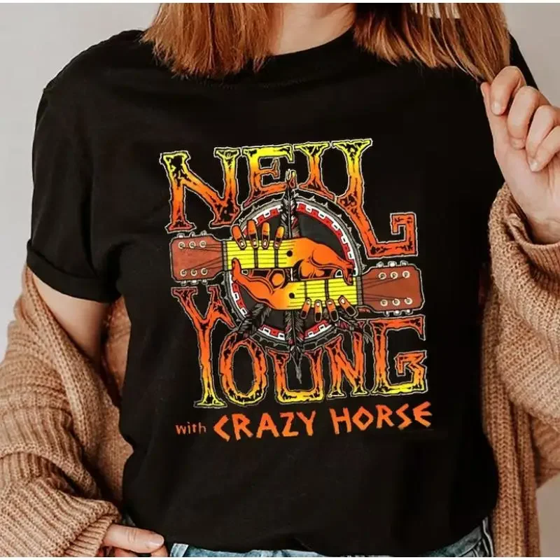 Neil Young With Crazy Horse Band T Shirt Retro 90S S 5Xl