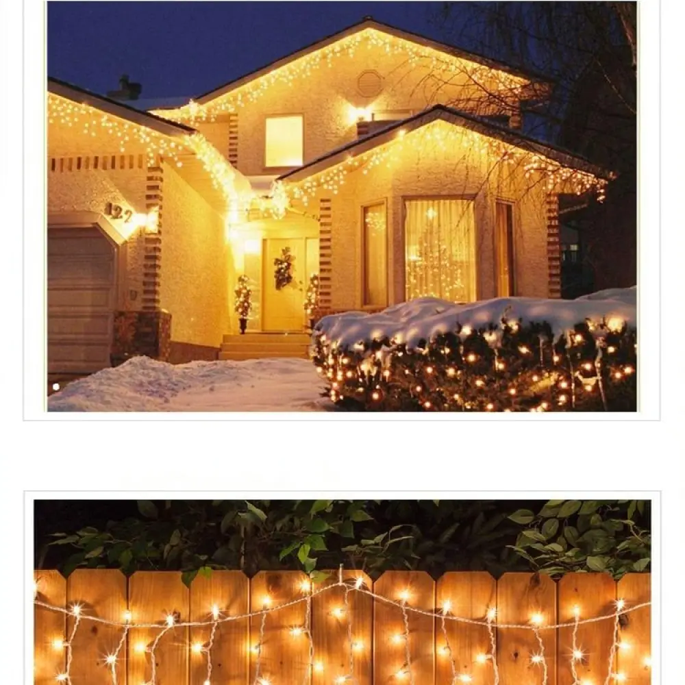 Solar Powered LED String Lights Waterproof Remote Control Outdoor Garden Yard Decoration Xmas Festival Hanging Fairy Lamps